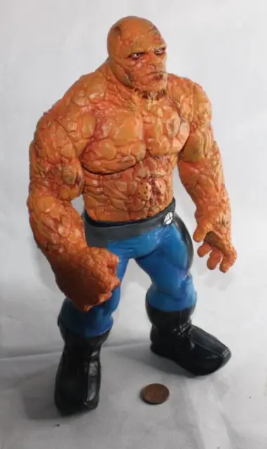 Fantastic Four The Thing Talking 14" Marvel ToyBiz Large Rubber Figure 2005