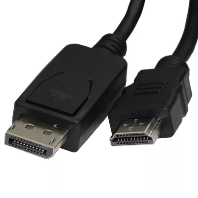 2M  DisplayPort DP Display Port to HDMI Male Cable Plug Display/Monitor/TV