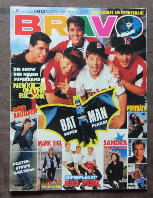 BRAVO Nr. 51 - 14.12.1989 - Komplett - Big Fun, Mark Sigl, David Hasselhoff