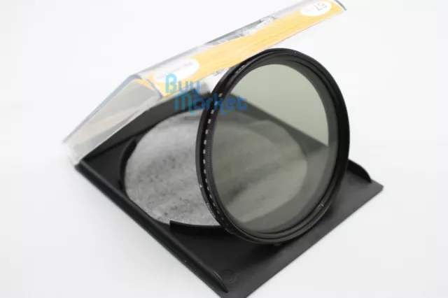 67mm Fader Adjustable Variable ND Filter Neutral Density ND2 ND4 ND8 to ND400