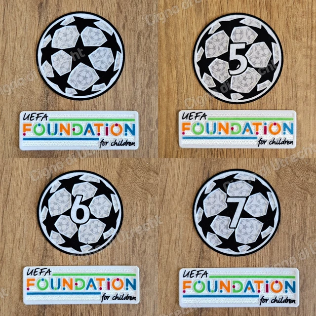 Badges 24-25 UCL Starball + UEFA Foundation