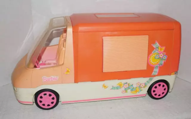 Barbie Camper Van Motorhome Vintage Mattel 1996 Pink Maxi-Van RV - Ruby Lane