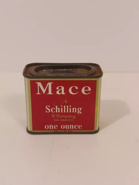 Schilling Brand Mace 1oz Spice Tin