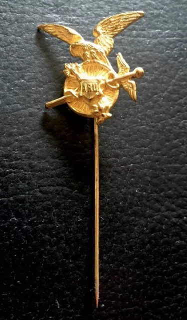 Antiguo Pin de Solapa Pin ARU Con Águila