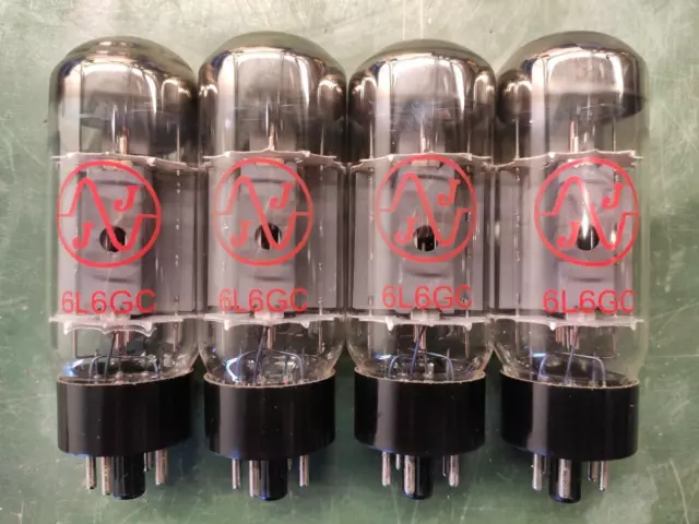 JJ 6L6 GC 6L6GC vacuum tubes. Tested good.