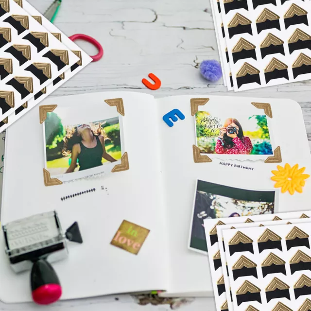 Photo Mounting Corner Letterbox Shape For Scrapbook Self DIY