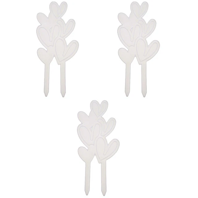 3pcs Blattform Silikon Pflanze Etikett Schild Schild Herstellung Form