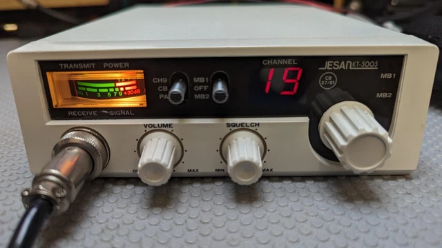 Jesan KT-5005 CB27/81 FM Transceiver and VHF Marine Band Receiver