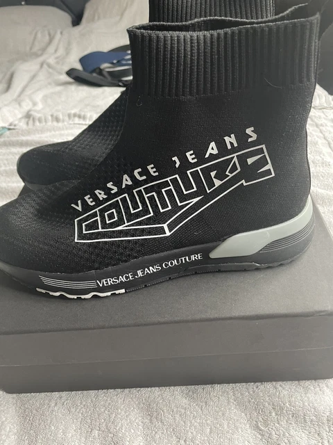 VERSACE SOCK TRAINERS Size 10 Worn Twice See Pictures For Details 120.00 PicClick UK