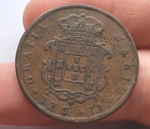 Portugal, 10 Reis 1846
