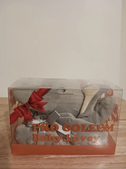 NIB Pro Goleem Gray Soft Baby Lovey Unisex Elephant Security Blanket