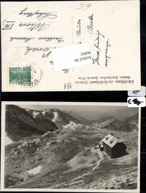 90891,Foto AK Schiestlhaus am Hochschwab bei Weichselboden