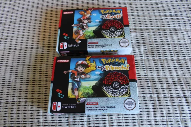 2 Boites De Jeux Nintendo Switch En Carton Vide Pokemon