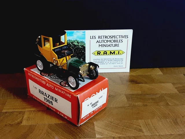 Miniature Rami JMK Brazier 1908 - Échelle 1:43 - Occasion - Fabrication Française