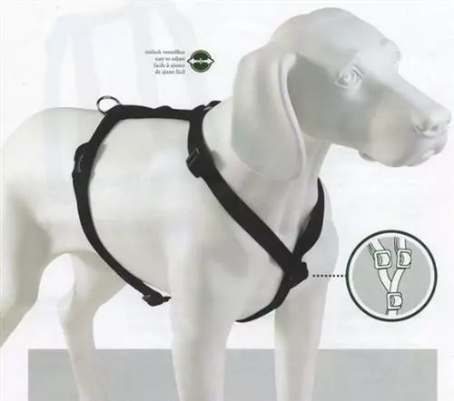 HUNTER Nylon Hunde Brust Geschirr Vario Ypsilon Gr. XXL rot Halsband