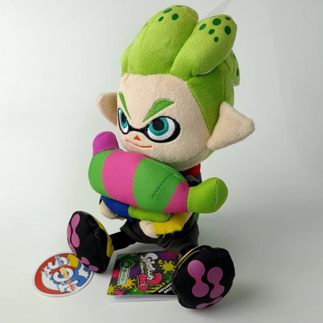 PELUCHE  PLUSH  SPLATOON 3 ALL STAR COLLECTION: SPLAT BOMB Light Blue S Japan New 4905330201294
