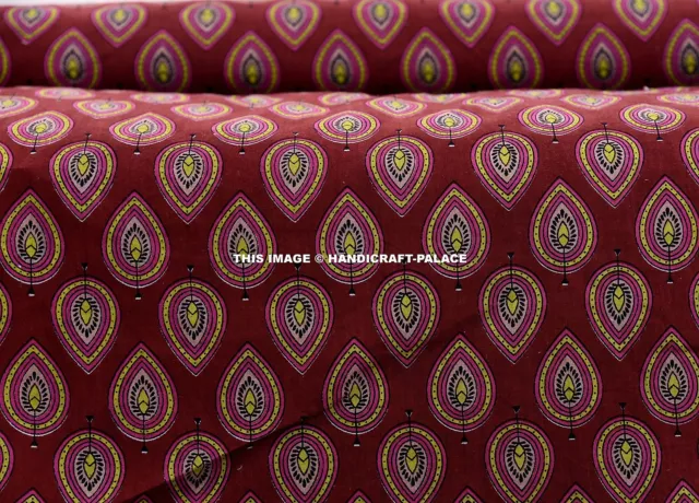 Indien 100% Tissu Coton Matelassage Loisirs Créatifs Matériel 2.3m Robe Faisant