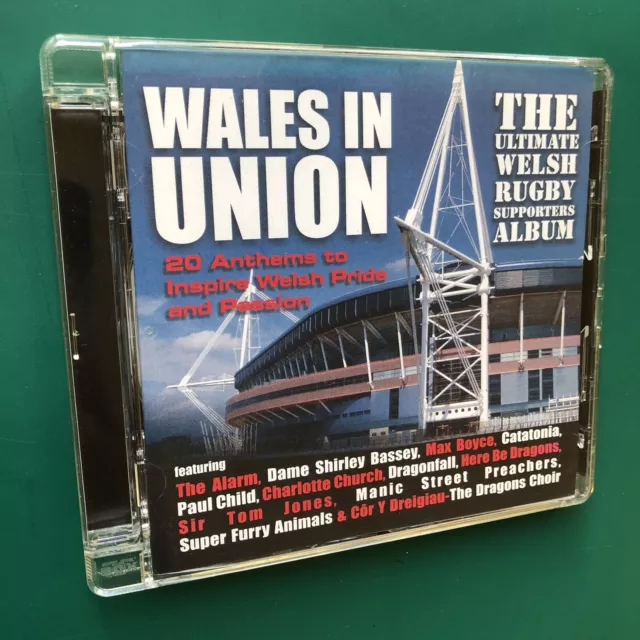 WALES IN UNION Pop Rock TV (Ultimate Welsh Rugby Supporters) CD Pride + Passion