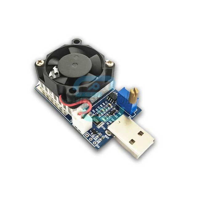 Adjustable Load Test Module 15W USB ELECTRONIC Load Tester Adjustable Constant Current Discharge ...