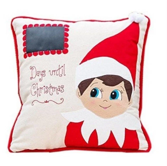 Glory Haus Elf On The Shelf Days Until Christmas Countdown Throw Pillow 15x15