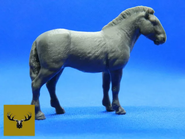 Ice Age Horse (Equus) 1/32 scale, same scale as Breyer’s“ Stablemates” Detailed!