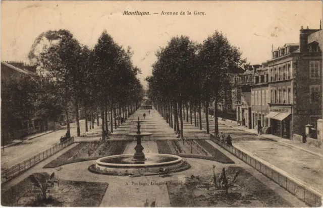 CPA MONTLUCON Avenue de la Gare (1220809)