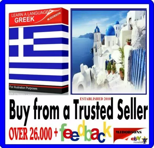 Greek Listen & Learn Language Courses  MP3 Audio & Text  Free  Postage