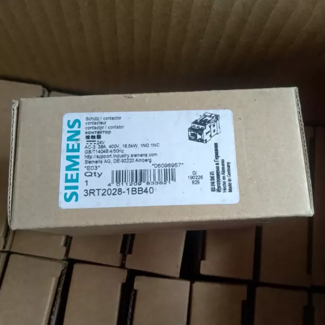 NEW SIEMENS In Box contactor 3RT2028-1BB40 3RT2 028-1BB40 ship DHL