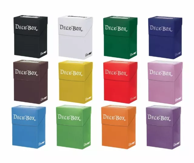 Ultra Pro: Deck Box - Choose Your Colour - Card Storage Case, Yugioh,Pokemon,Mtg