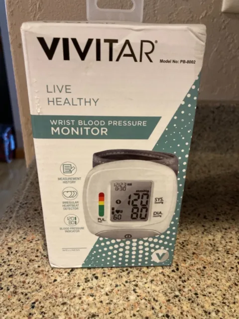 Vivitar Wrist Blood Pressure Monitor Pb-8002