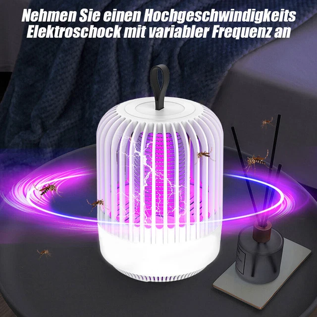 LED UV Lampe Moskito Killer Insektenvernichter Elektrisch Mücken Fliegen Falle