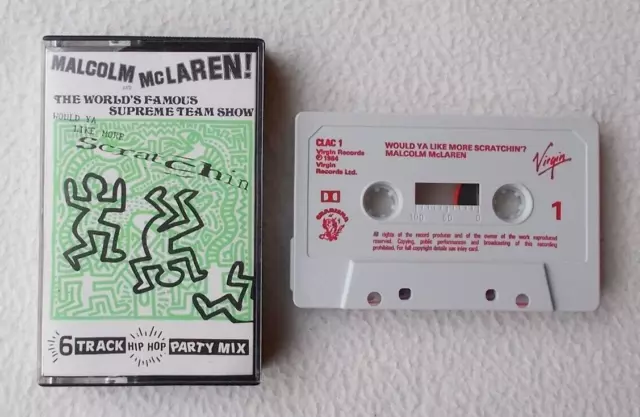 Malcolm McLaren : Would Ya Like More Scratchin' ? Rare (1984) Cassette Tape