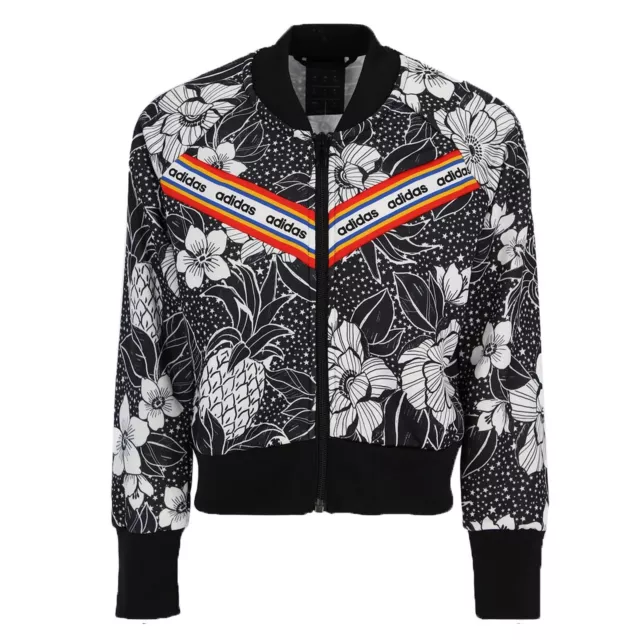 adidas Farm Kinder Flower Superstar TT Track Top Sportjacke Blumen Sterne Jacke