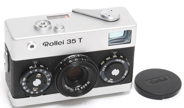 Rollei 35 T Noir avec objectif Tessar 3.5/40 - Appareil photo
