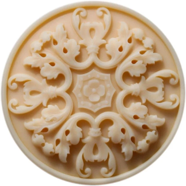 Pink Flower Silicone Molds 7.5cm Silicone Soap Molds   Candy