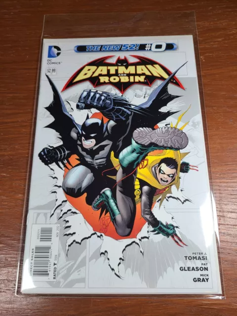 Batman and Robin #0(New 52 DC Comics)1st Print Direct Sales NM/ M Bagged/Boarded