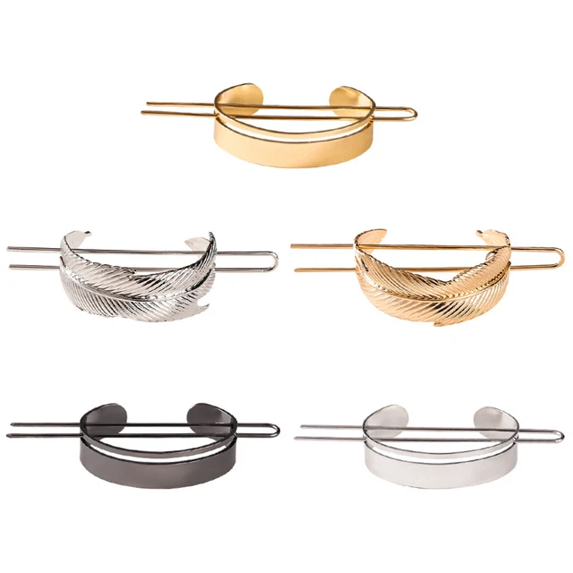 5 pz fasce per capelli coda di cavallo in metallo eleganti spille per capelli Miss