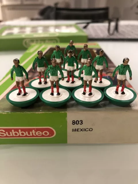 Subbuteo lw Team Mexico Ref 803