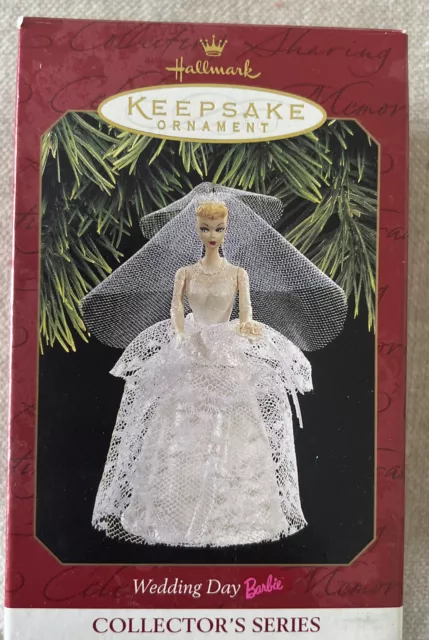 1997 Hallmark Keepsake Christmas Ornament Wedding Day Barbie Collector's Series