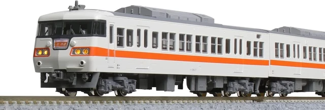 White Train Set KATO N GAUGE 117series JR Tokai Color 4cars Set B 10-1710 Model Train ...