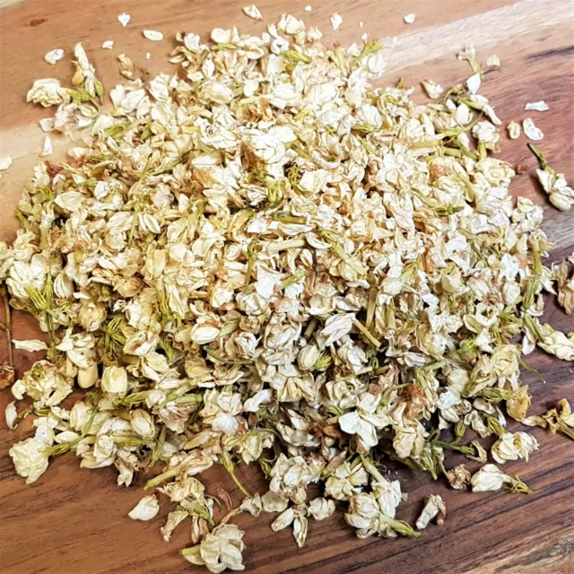 DRIED JASMINE FLOWERS 100% NATURAL Potpourri Bath Soap Flower Tea 200g NEW STOCK 2