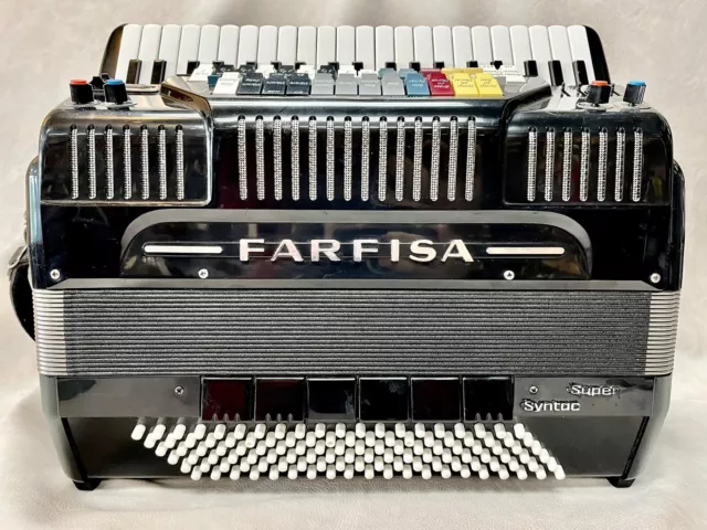 Farfisa Super Accordion *No Electronics - Acoustic Only 4-Reeds Lmmm #Cfrm46