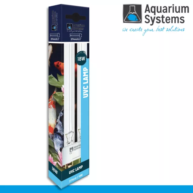 Aquarium Systems Ultra Clear Uvc Lampe 2G11 18 Watt