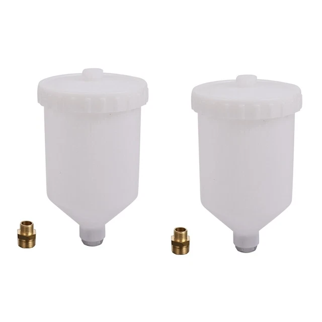 2 x 600 ml tazza pentole a spruzzo colore gravità per PP9W2