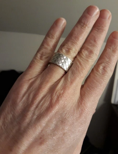CLIO BLUE Bague anneau esprit chanel taille 49. EUR 40 00