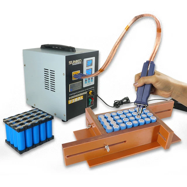 3.6KW Spot Welder Machine SUNKKO 738AL Battery Spot Welding Tool Set Portable