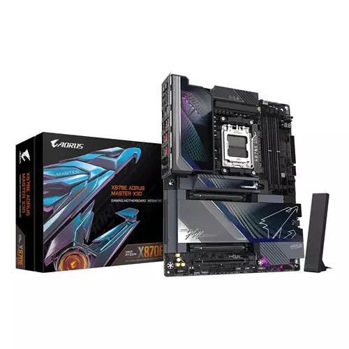 5 0 GIGABYTE MOTHERBOARD X870E AM5 ATX DDR5 PCIe 5.0 x16 X870E AORUS MASTER ...