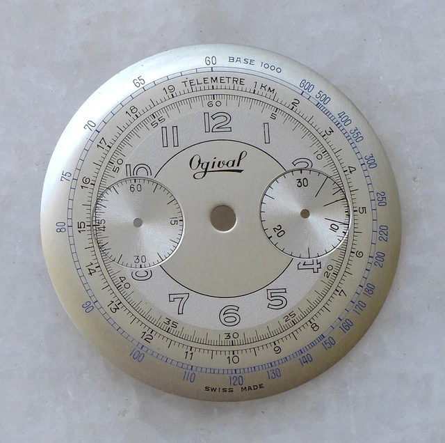 Cadran Swiss Chronograph BELTANE NOS - Pour Landeron 48 51 - 33.44mm (L011