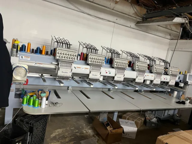 Commercial Embroidery Machine - RICOMA MT-1502 - 2 Heads - 15 Needle