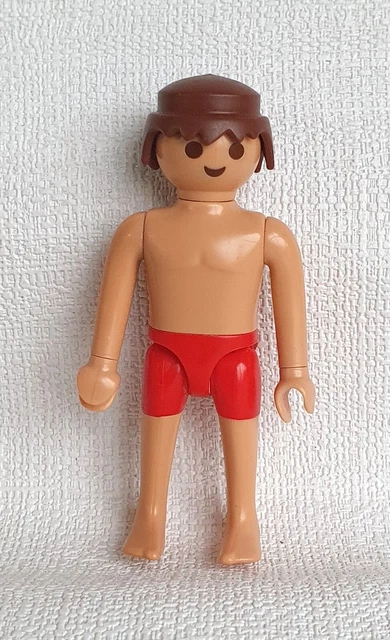 Cheveux Playmobil Pour Homme - Petite Queue De Cheveux Marron - Pièce Détachée 22205